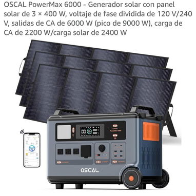 Estaciones eléctricas, Ecoflow , Oupes, Sistemas de inversores con paneles, Paneles solares.. - Img 114277546