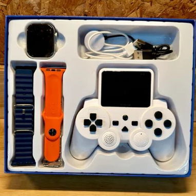 Set Hot - 5, Consola de Juegos Retro S10 con Smartwatch AMOLED - 520 Juegos, 1 Control y Conexión a Tv - 2/2