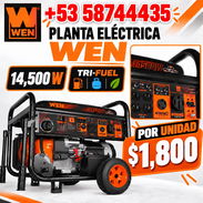 PLANTA DE GAS DE 14500 WATTS + PERFECTA PARA NEGOCIOS Y TRABAJOS INDUSTRIALES - Img 57613466