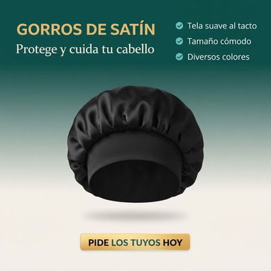 Gorro de satín para dormir - 2/3