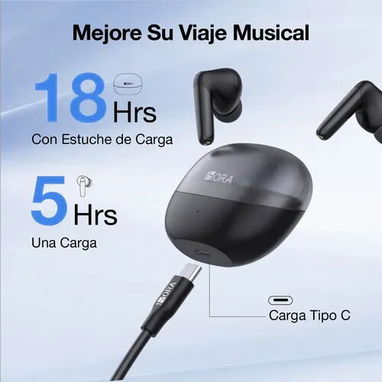 AUDÍFONOS INALÁMBRICOS, MARCA 1HORA ORIGINALES. - Img 122531034