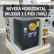 NEVERA HORIZONTAL MILEXUS 3.5 PIES (100L), FACTURA Y PROPIEDAD A SU NOMBRE. VARIEDAD DE ELECTRODOMÉSTICOS, ETC - Img 53383646