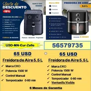FREIDORAS DE AIRE 5.5 litros Tlf 56579735/(USD-MN-Eur-Zelle)/Garantía 6m/Recogida en Marianao/Tpte (Costo Adicional) - Img 54020045