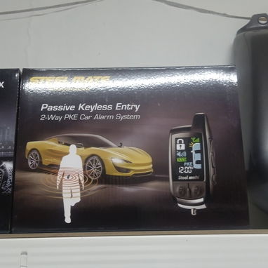 Alarma steel mate de doble via y de una via para autos - Img 122559016