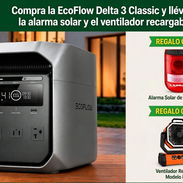 Ecoflow delta 3 clasicc + Alarma Antirrobo + Ventilador recargable 20 000 Mah - Img 58407617