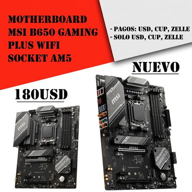 🔥 ¡DOMINA EL 2026 CON🔹MSI B650 GAMING PLUS WIFI AM5 🔥 MSI PRO B650 S WIFI AM5📲53778470 - Img 121199015