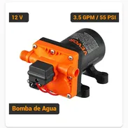 Bomba de Agua VEVOR 12V DC 3.5 GPM 55 PSI Autocebante Diafragma Negro Naranja. - Img 56133161