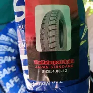 Vendo goma para Triciclo 4.00/12 cuadrada de 8 capas, incluye la cámara,38 usd - Img 55658661