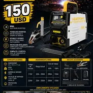 Planta de Soldar Keatronic Inverter Portatil Igbt 60hz 110v/220v Usb 250a. - Img 52442184