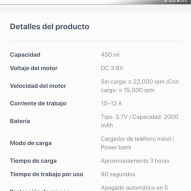 Batidora electrica recargable - Img 122626614