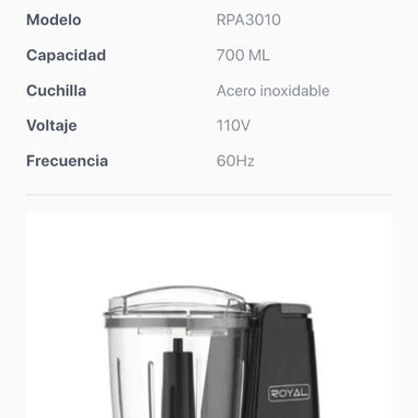 Mini procesador alimentos - Img 124269440