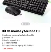Kit de mouse y teclado T15. Nuevo - Img 50096156