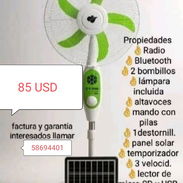 Ventiladores recargable d pedestal nuevos en cajas - Img 56240065