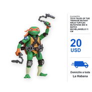 Playmates Toys Tales Of The Teenage Mutant Ninja Turtles Mutations Mix N Match Michelangelo 11 cm - Img 58468097