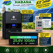 COMBO INVERSOR SUMRY 4KW 110V, 24 V+ BATERIA 2560 WH+ PROTECTOR DE LINEA 110V SACO. INSTALACIÓN INCLUÍDO - Img 58419620