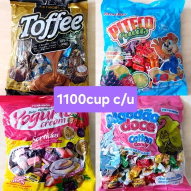 Bolsas piñateras, chambelonas, chicles, pastillitas, malvaviscos, jugueticos, confeti y artículos de fiesta variados - Img 123073821