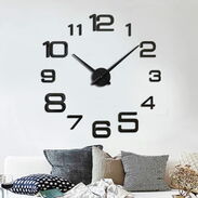 Reloj grande de pared, tamaño regulable hasta 60 cm , 3D, exelente para decorar - Img 45373924