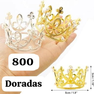 Toppers originales, saborizante, mariposas, coronas, papel comestible, matizador - 6/6