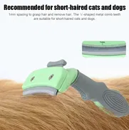 🚿​ PEINE FINO PARA PELO DE MASCOTAS 🚿​ PERROS - GATOS 🚿​ REMOVEDOR DE CABELLO 🚿​ 5.887.23.60 - Img 50193073