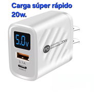 2 en 1 / Cargador y medición digital/20w - Img 52642274