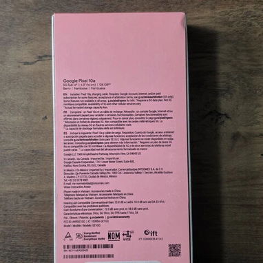 EN VENTA. Nuevo Google Pixel 10a 128GB - Berry - Desbloqueado de fábrica - - Img 122687475