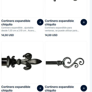 Hermosos CORTINEROS! expandibles hasta 2m y 3m PARA SALA Y HABITACIONES - Img 121984370