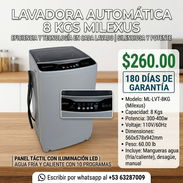 LAVADORA AUTOMÁTICA 8 KGS MILEXUS - Img 55824927