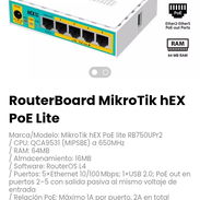 RouterBoard MikroTik hEX PoE Lite. Nuevo - Img 50158430