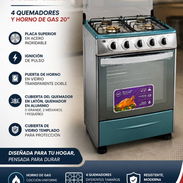 (O) Cocina Premier de 20" con 4 Quemadores y Horno a Gas. 250usd - Img 56129571