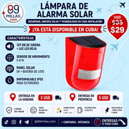 Lámpara de Alarma solar - Img 58394931