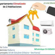 Se Alquila por días Apartamento Climatizado con 2 Habitaciones en Sevillano Municipio 10 de Octubre - Img 50849667