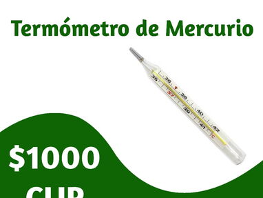 ⚫ Nuevos Termómetros de Mercurio - Img main-image