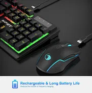 Kit de Teclado y Raton inalambrico NPET S21 - Img 49537049