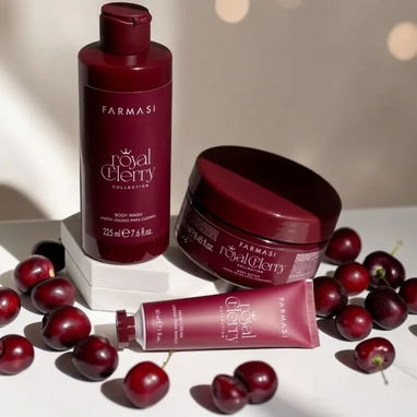 Crema corporal Cherry 🍒 Crema Corporal Cherry de Farmasi  Una crema corporal ideal para hidratar y suavizar la piel - 3/3