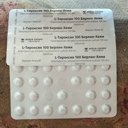 Levotiroxina Sódica 100 mcg Importado ( 25 tabl) - Img 55906448