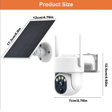 Cámara solar Wifi/ un visor 4Mpx/ - 9/9