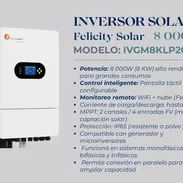 💗INVERSOR SOLAR HÍBRIDO FELICITY SOLAR 8000W💗 - Img 55407453
