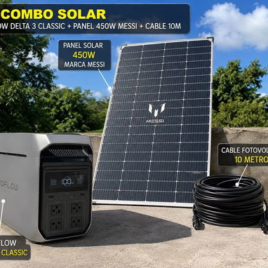 *💥COMBOS DE DELTA 3 CLÁSICA+PANEL DE 450 W+CABLE XT60 de 10 m - 2/2