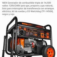 Planta eléctrica Tri fuel marca Wen (110 y 220) - Img 57790336