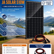 Panel solar Ja 510W+ cable 2.5m - Img 57130983