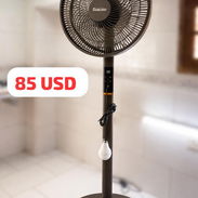 VENTILADOR RECARGABLE SOLAR CON PANEL SOLAR - Img 54672709
