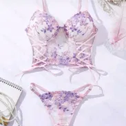 Body 2 piezas tipo corset detalle flores - Img 54631755