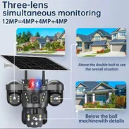 Camara solar d 3 lentes/ 12Mpx/ Wifi - Img 55784030