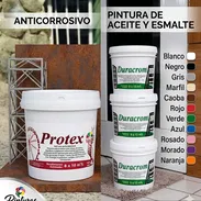 PINTURA DE ACEITE Y ANTICORROSIVO OXIDO ROJO Y GRIS PARA HIERRO MADERA Y METALES 5️⃣1️⃣7️⃣2️⃣2️⃣9️⃣1️⃣6️⃣ - Img 55675227