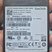 DISCO SSD SANDISK 256GB poco uso 10 a 18 dias - Img 55656906
