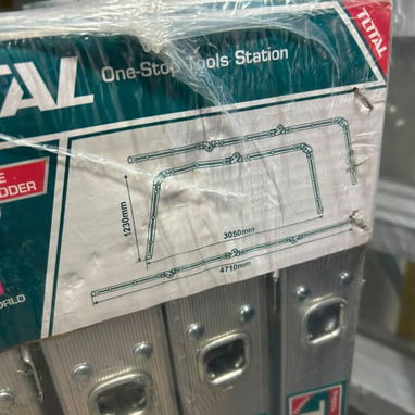 Escalera de aluminio multipropósito Marca Total - 2/2