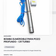 Bomba sumergible de pozo profundo - Img 57708585