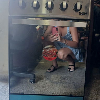 Cocina híbrida marca EON con horno eléctrico y 4 hornillas - 2/3