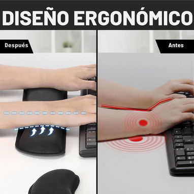 * Set Ergonómico de Reposamuñecas para Teclado y Ratón - 3/7