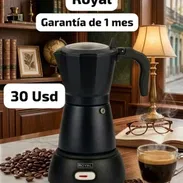 🔷 Cafetera Electrica Royal 6 tazas, $30 Usd ❗ ➖ Color Negro ➖ Trae aditamento para 3 tazas - Img 54351101